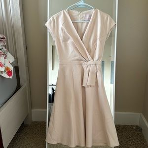 Gal Meets Glam A line Cream dress